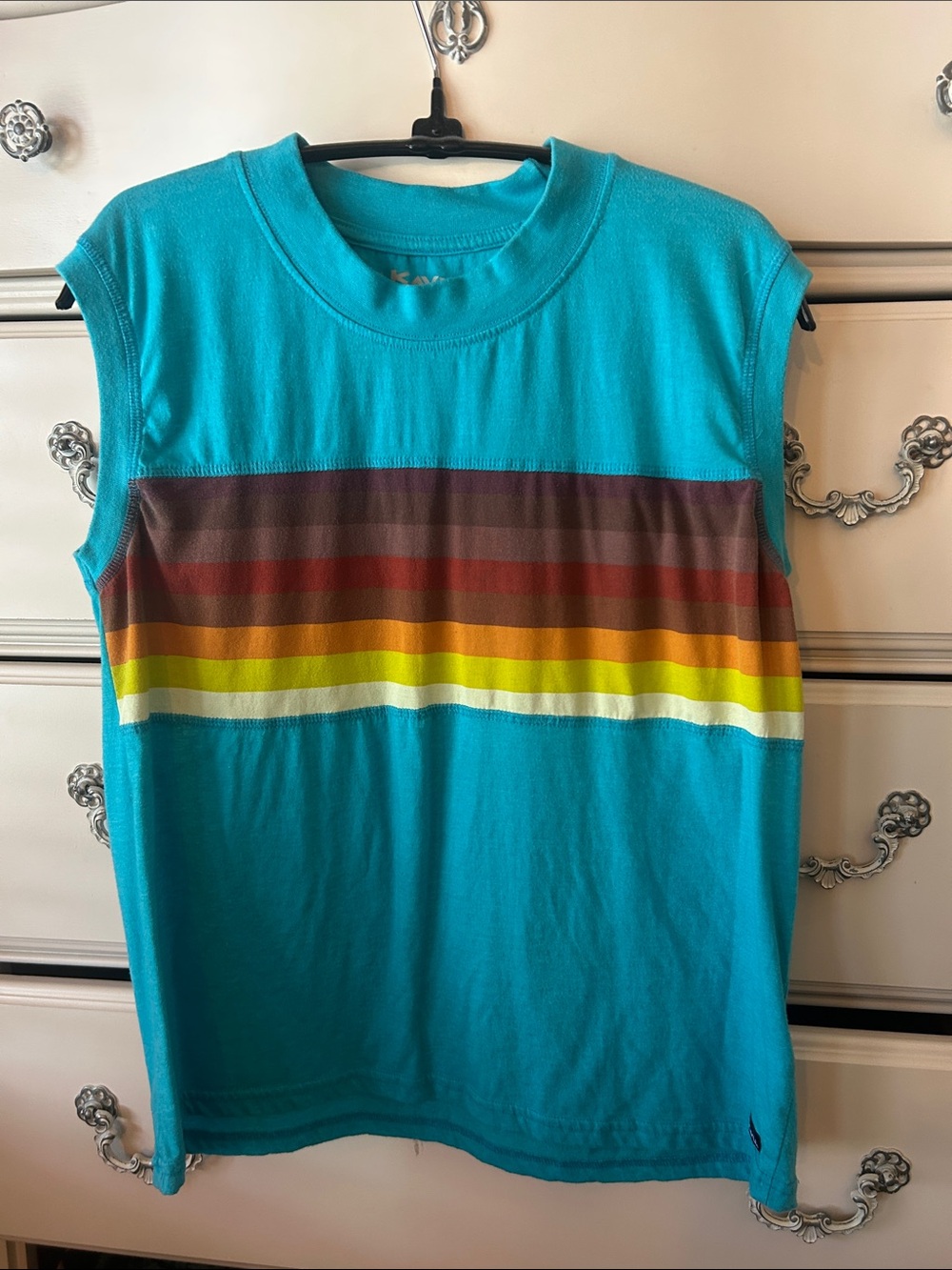 Kavu tank with Multicolor Stripe